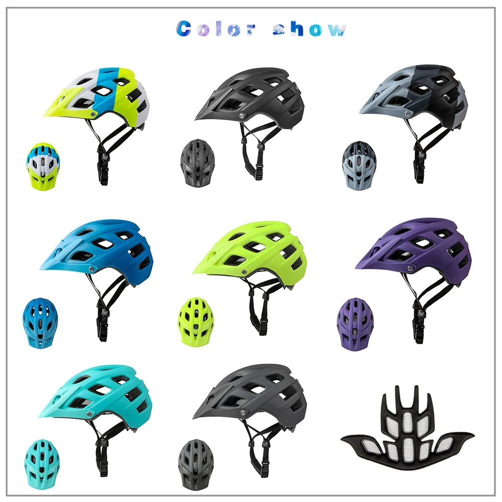 

Men Women MTB Road Cycling Helmet PC+EPS Ultralight Safely Road Breathable Cap Unisex Bike Riding Helmets Portable Outdoor