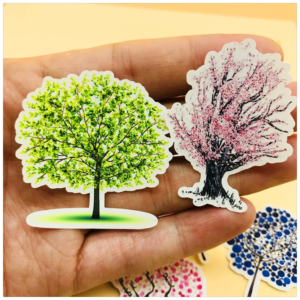 27 шт./упак. 2019 Винтаж саженцы деревьев стикер набор для скрапбукинга альбом мусор