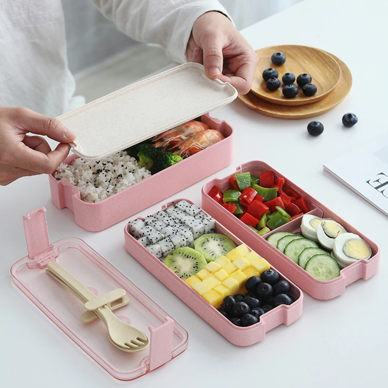 Ланч-бокс для здоровья коробка хранения Keuken аксессуары пластик Bolsa Almuerzo Bento Caja De |