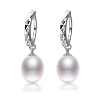 natural pearl earrings cultured s925 sterling silver drop earrings for women earings fashion jewelry 2020