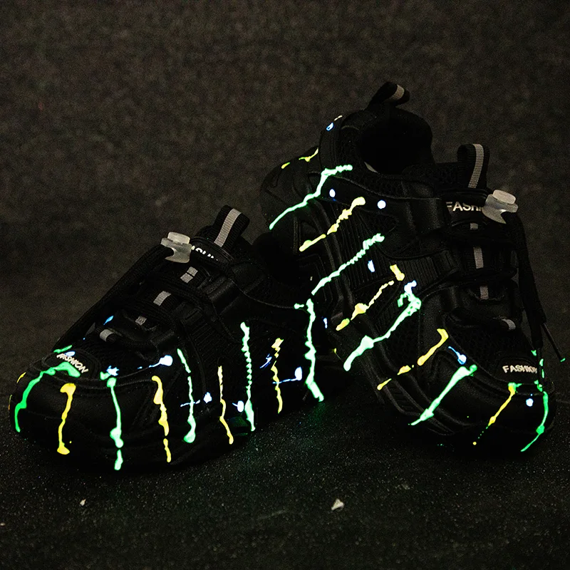 Кроссовки для мальчиков и девочек дышащая Спортивная обувь бега спортзала