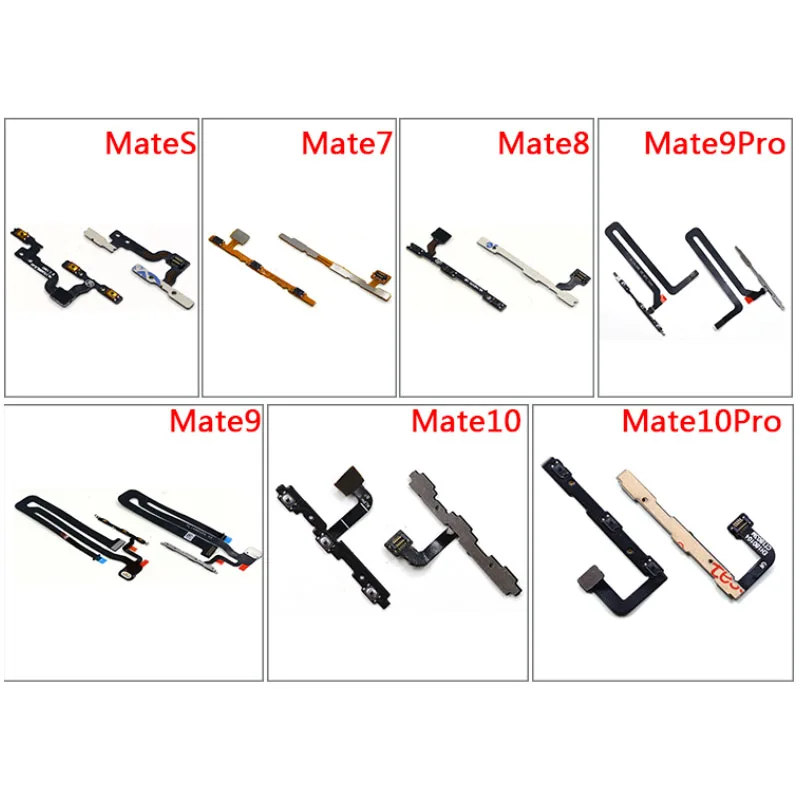 10 шт. кнопка включения и выключения питания гибкий кабель лента для HuaWei mate S 7 8 9 20X10