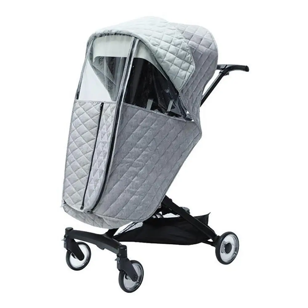 

Чехол от дождя для коляски, аксессуар для коляски, водонепроницаемая и ветрозащитная защита от пыли, снега, дождя, детских путешествий, пого...