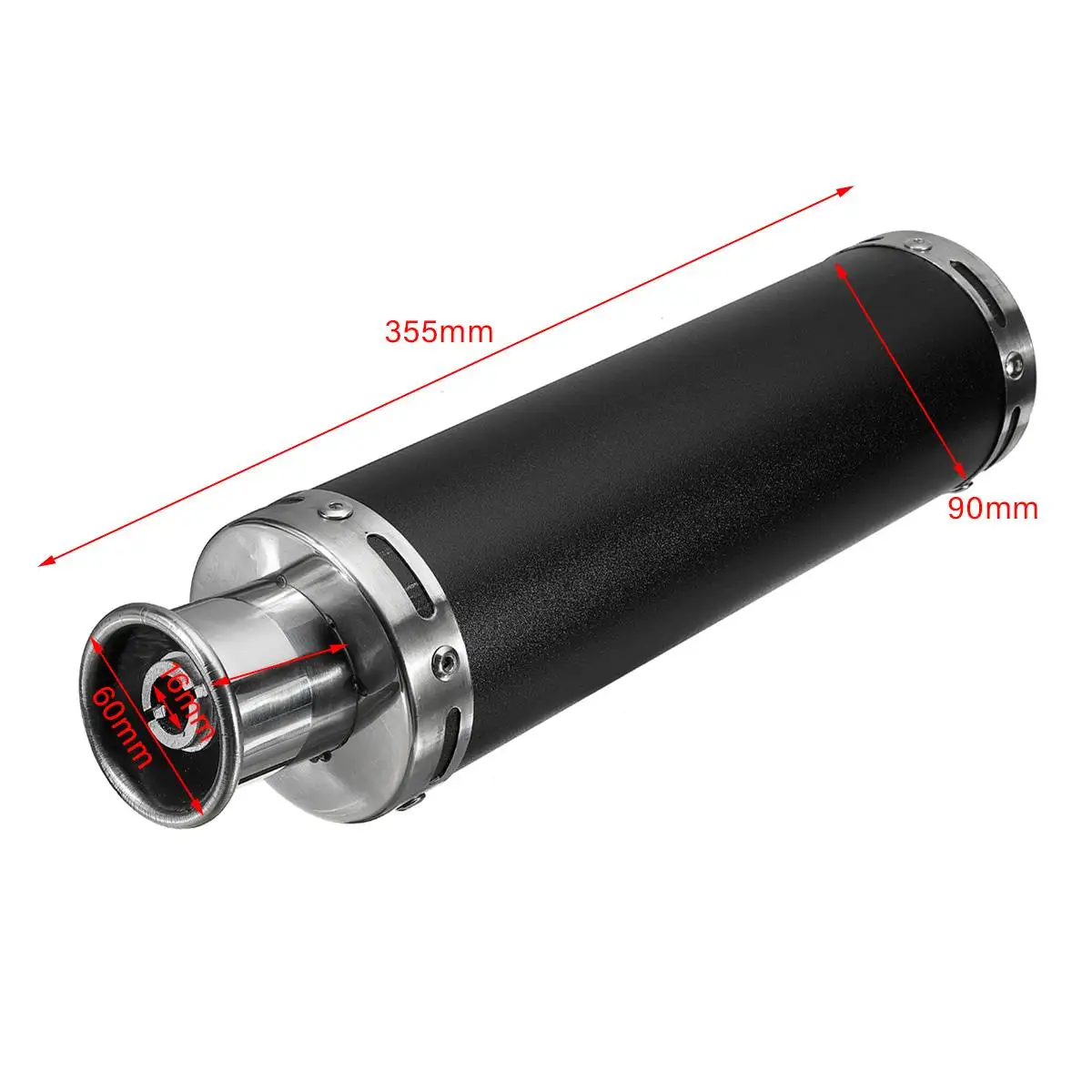 

New Motorcycle Racing Exhaust System Muffler Assembly For GY6 50cc Scooter Dirt Bike