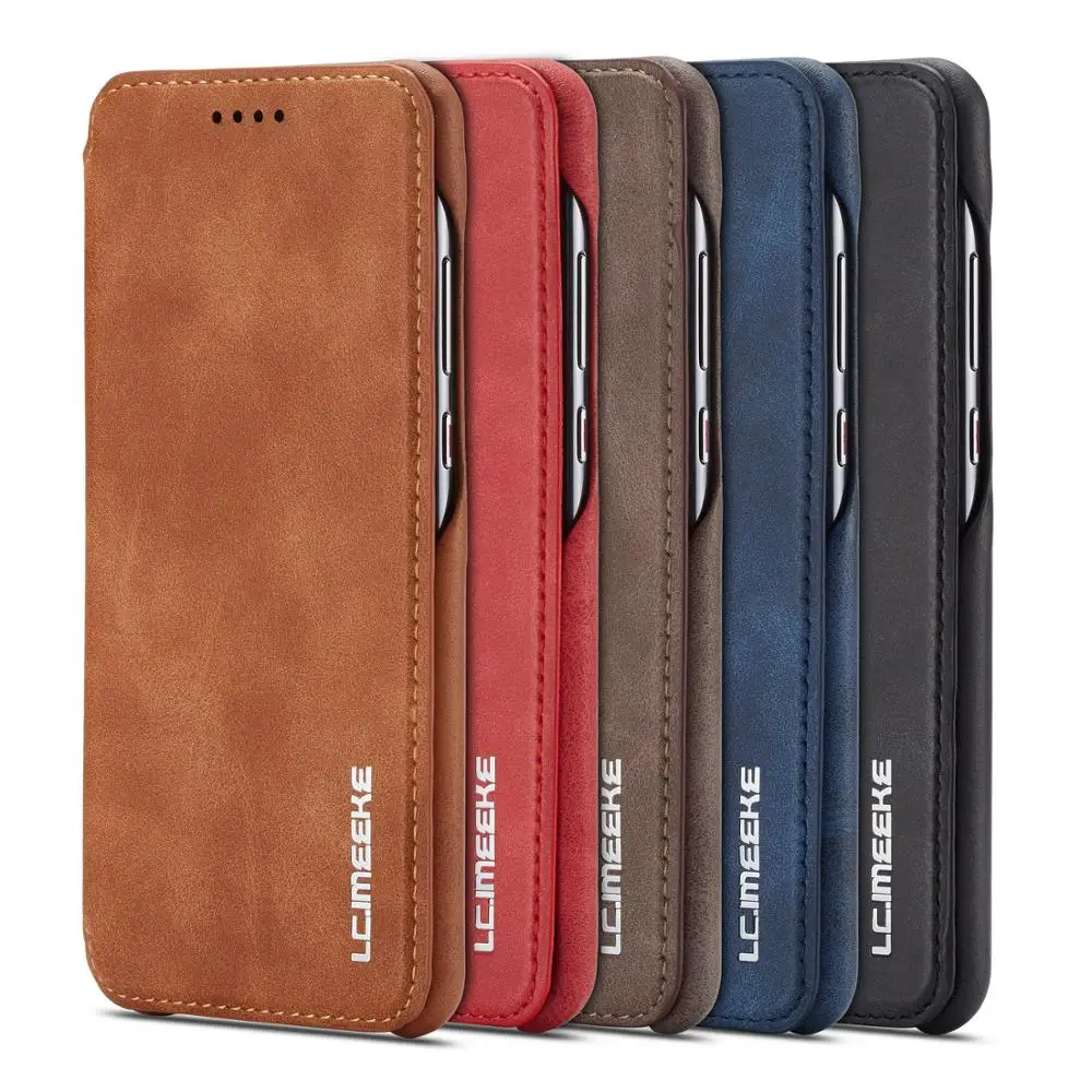 

Magnetic Classic Leather Case For Huawei P20 / P20Pro / P20Lite Flip Card Slot Stand Cover For Huwei P20 Lite Pro Coque Fundas