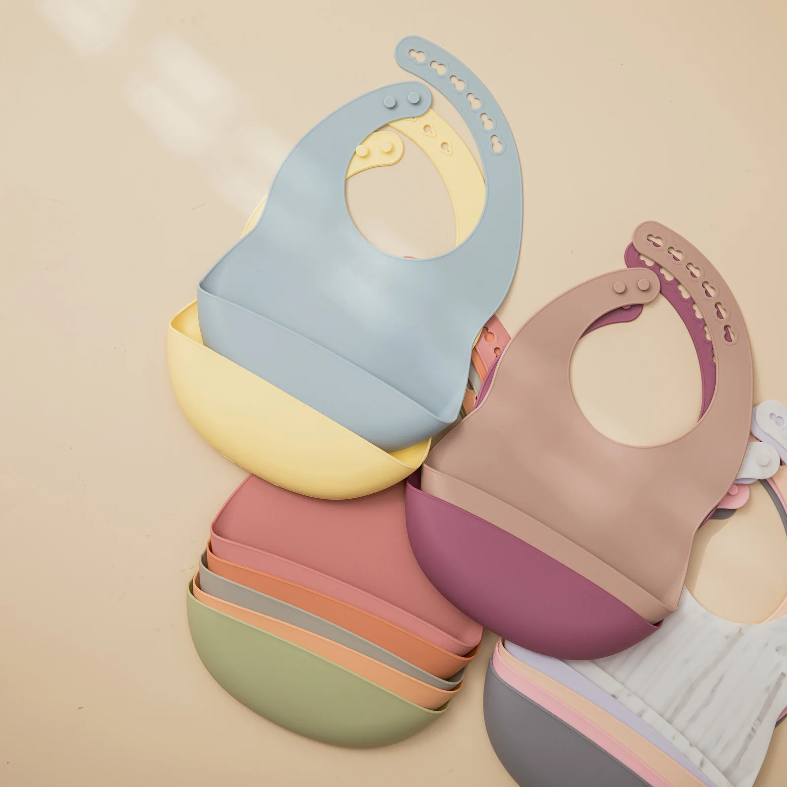 Baberos de silicona para ni&ntilde;os reci&eacute;n nacidos, platos de alimentaci&oacute;n para beb&eacute;s, alimentadores de desayuno para ni&ntilde;os peque&ntilde;os, 1 unidad-4