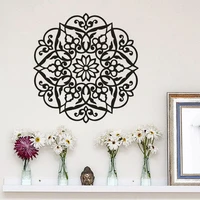 mandala flower wall stickers bohemian style vinyl decal mandala pattern home decoration bedroom living room wall decor c15 01