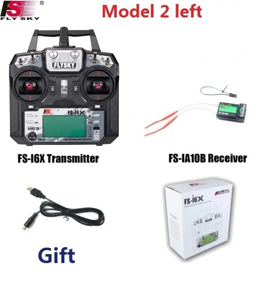 Flysky FS i6X 10CH 2 4 GHz AFHDS RC I6X передатчик с iA6B iA10B X6B A8S IA6 приемник для радиоуправляемого