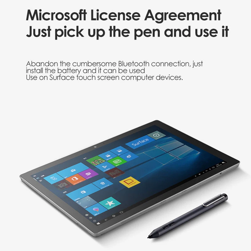 

Active Stylus Pen For Surface Pro7 Pro6 Pro5 Pro4 Pro3 Tablet Touch Screen Pen For Microsoft Surface Go Book Latpop 1/2 Studio