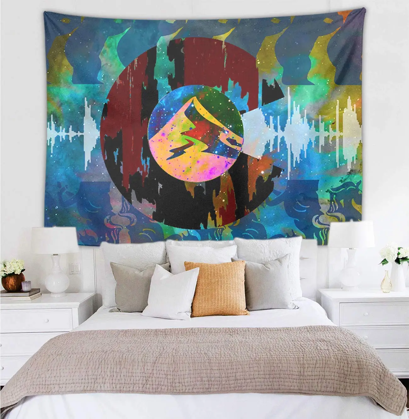 Настенный гобелен цветной флаг красочный королева|Декоративные гобелены| |