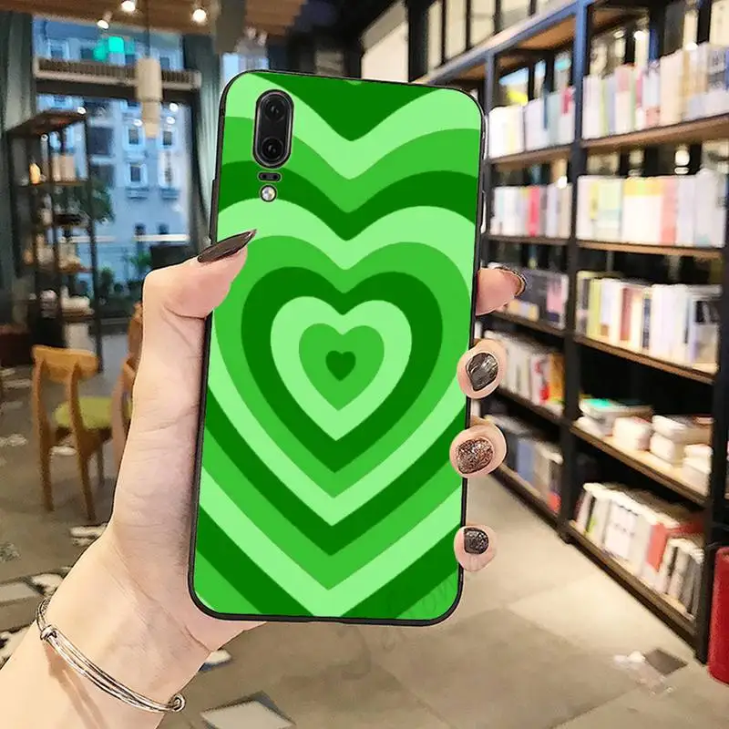 

Latte Love Coffee Heart Chocolate color Phone Case For Huawei honor Mate P 10 20 30 40 Pro 10i 9 10 20 8 x Lite