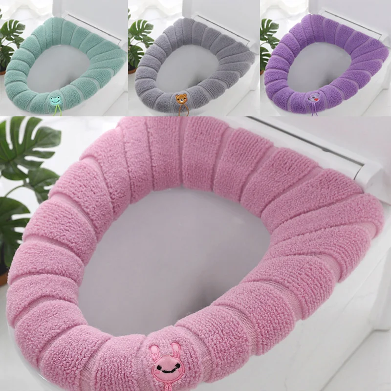 Утолщенная подушка для унитаза зимние мягкие Моющиеся Прокладки в скандинавском