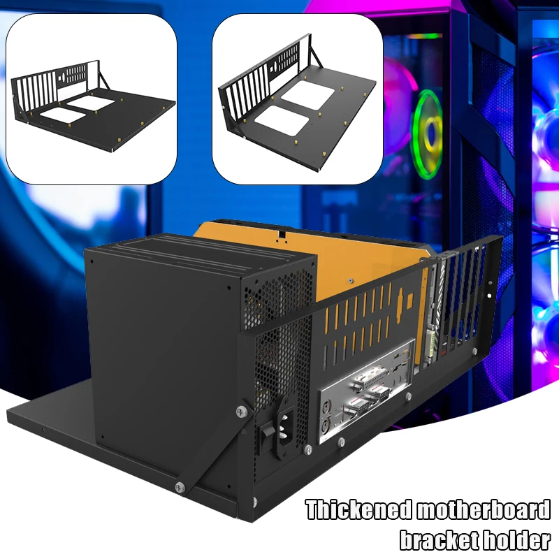 

Mining Frame Open Chassis Frame Thickened Motherboard Bracket Fixing Frame Mining Rig Case Frame NK-Shopping