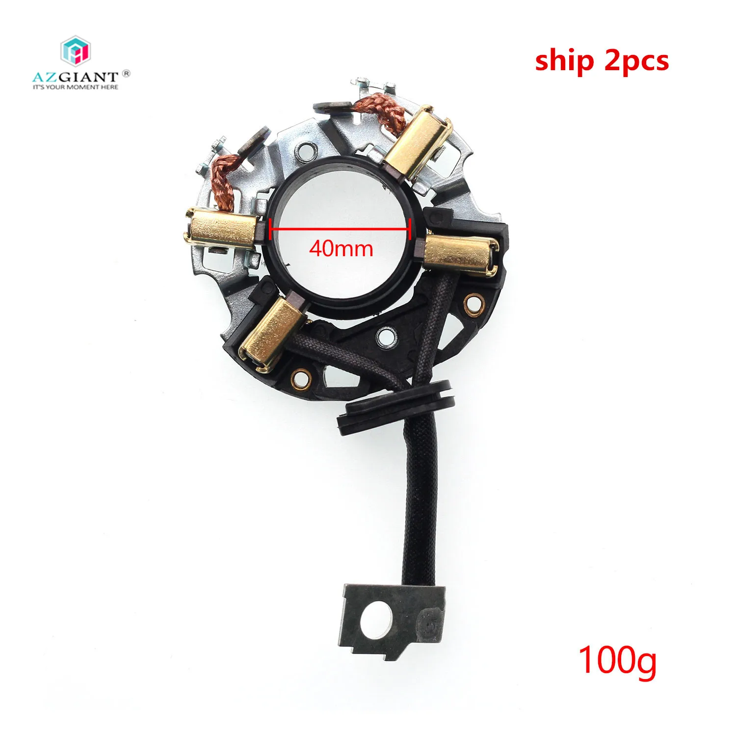 2 шт. автомобильный стартовый двигатель держатель угольной щетки для Volkswagen VW Jetta