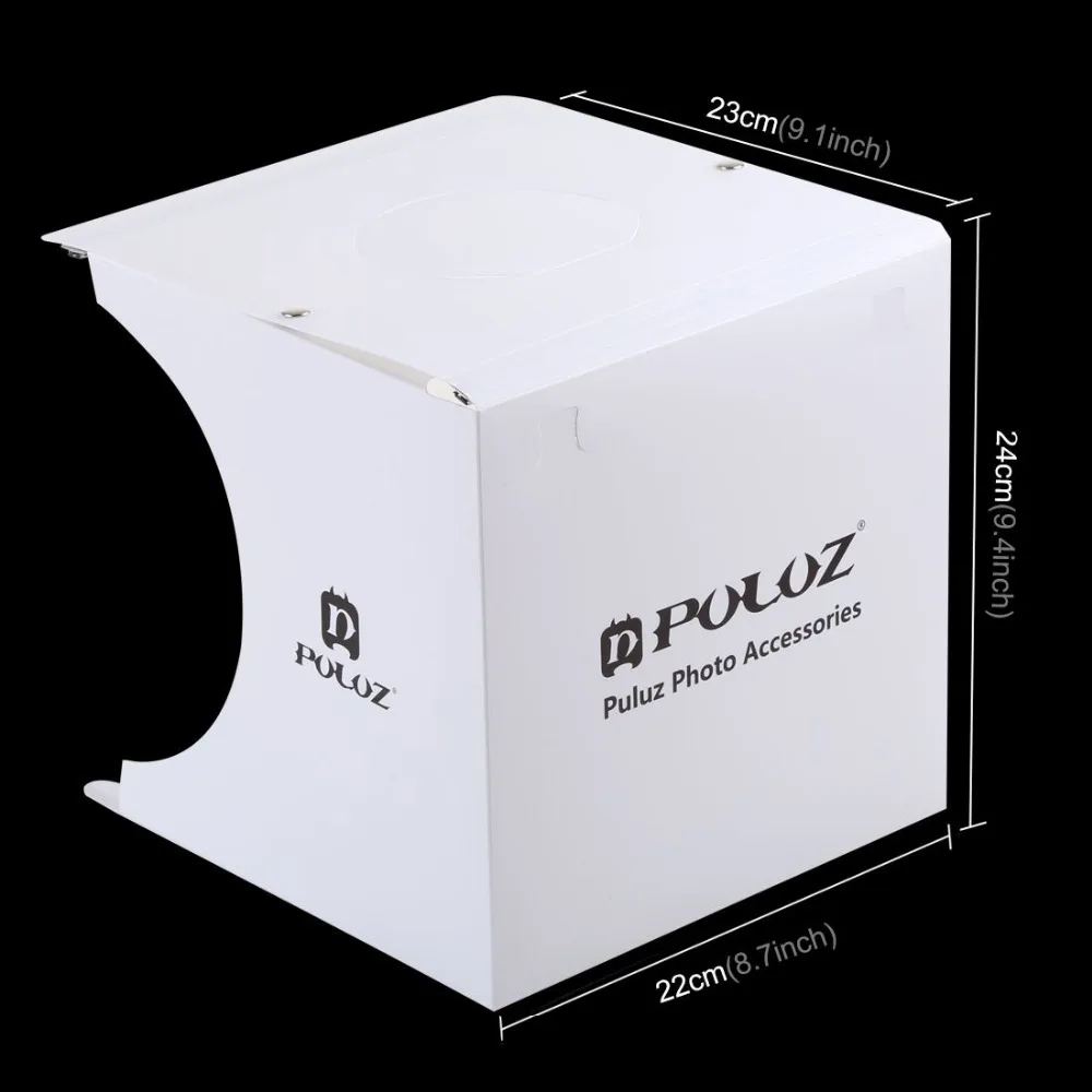 Мини-студийный диффузный софтбокс PULUZ 20*20 см световой короб с 8