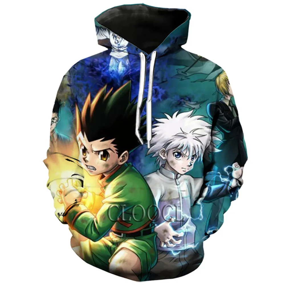 

CLOOCL Newest Japanese Anime Hunter X Hunter Men Women 3D Print Hoodie Harajuku Style Sportswear Fashion Hip Hop Tops