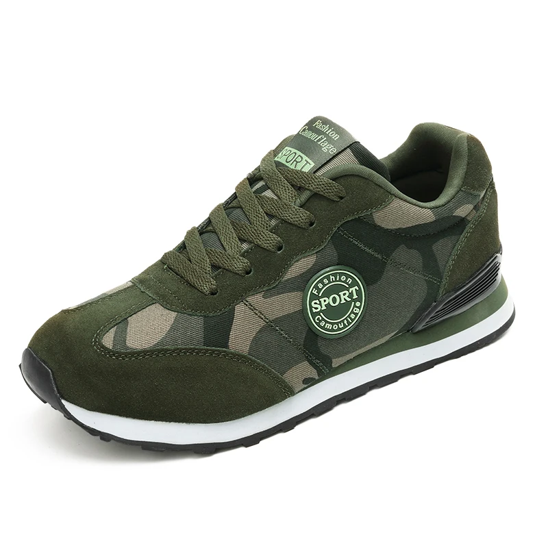 

New Unisex Outdoor Camouflage Green Sneakers Men Trekking Sports Shoes Women Mountain Climbing Camping Hike Military Footwear