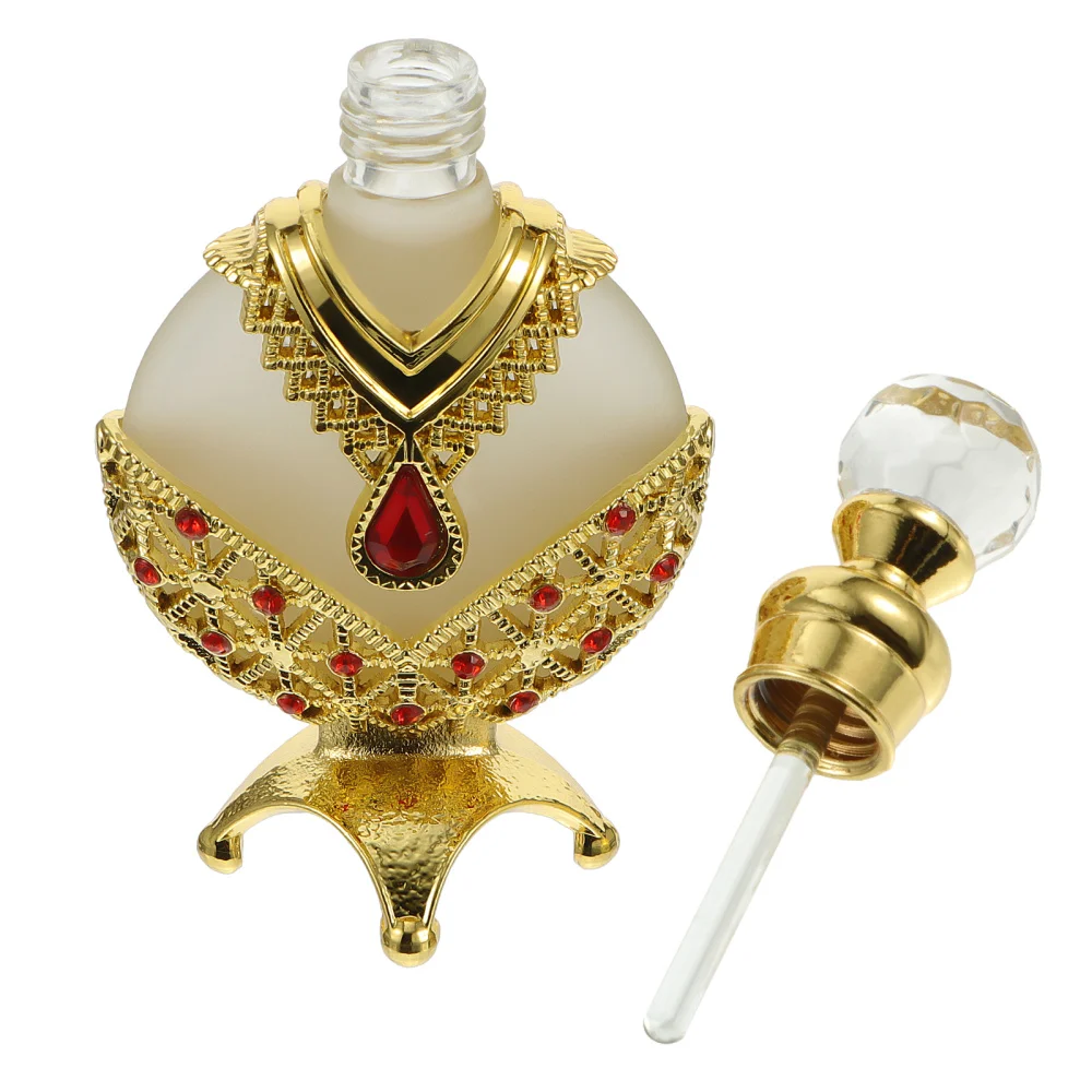 

1pc Travel Essential Oil Container Glass Perfume Bottle Empty Storage Bottle