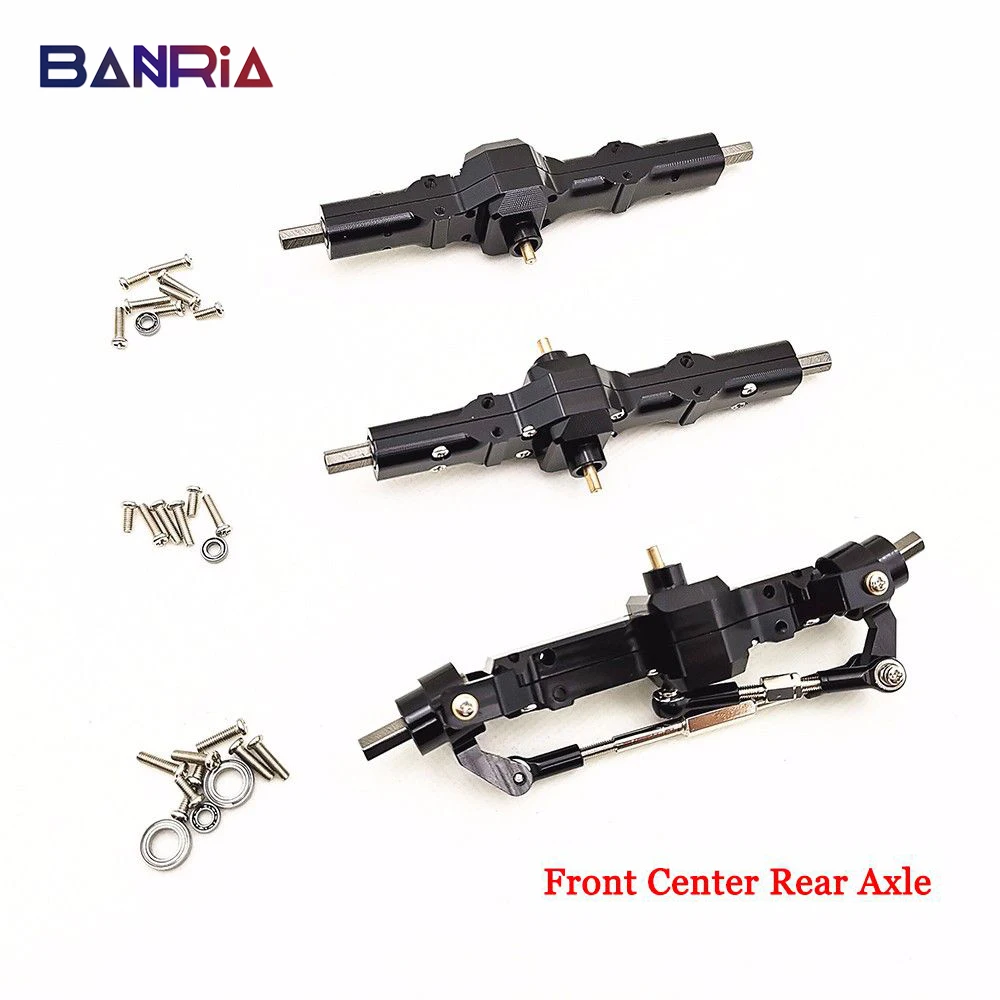 WPL грузовик RC задний мост 1/16 части обновления металла передний центр в сборе для