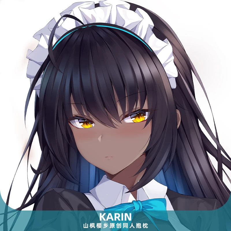 Cirno's Store-funda de almohada Original karin blue, Dakimakura-3