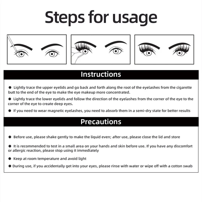 

Individual Lashes Kit Natural Magnetic False Glue For Eyelash Extension Tweezers Waterproof Eye Eyeliner Wholesale Makeup