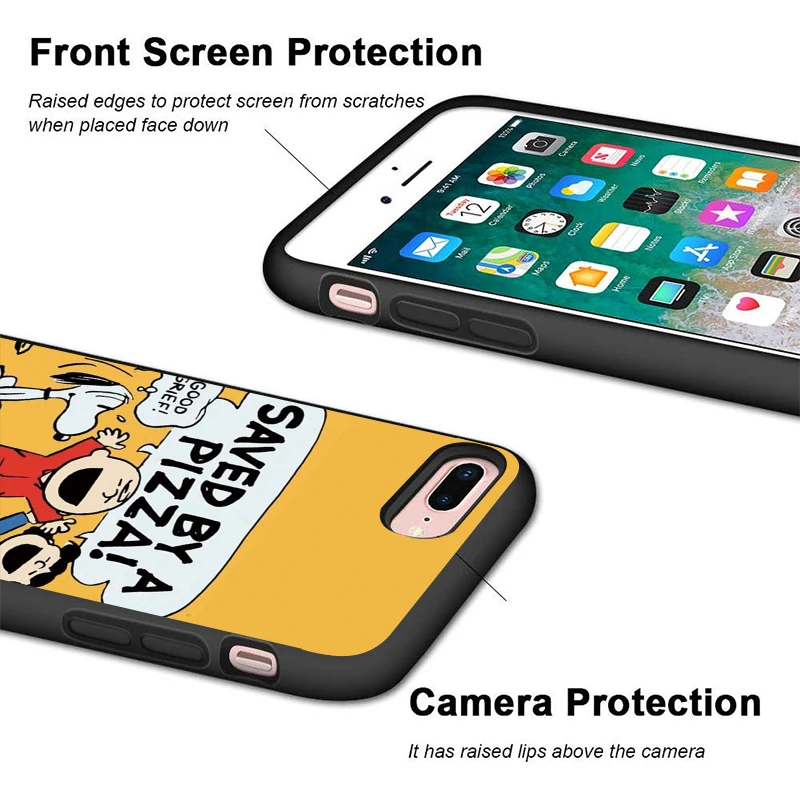 Чехол для телефона Snoopyy friends iPhone 11 Pro Max X XS XR 8 7 6 5 s Plus силиконовый