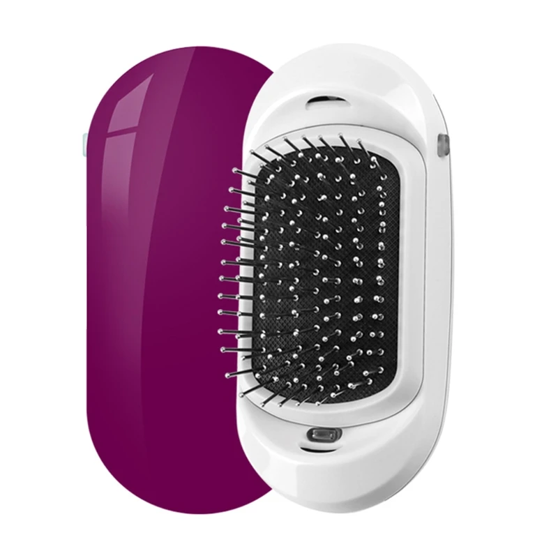 

Portable Electric Ionic Hairbrush Negative Ions Hair Brush Styling Scalp Massage Comb for Salon Home Use