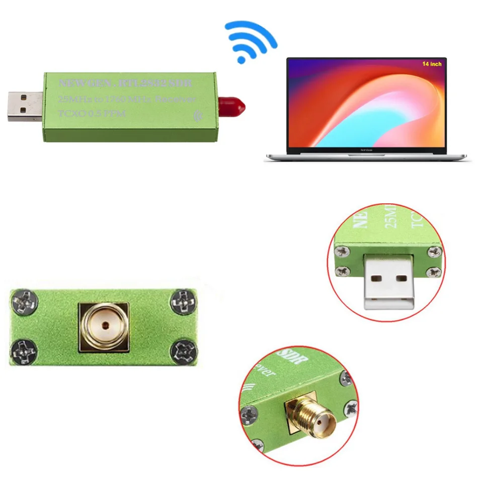 ТВ-тюнер USB2.0 RTL SDR 0 5 PPM TCXO RTL2832U R820T тюнеры AM FM NFM DSB LSB SW программно определяемое радио
