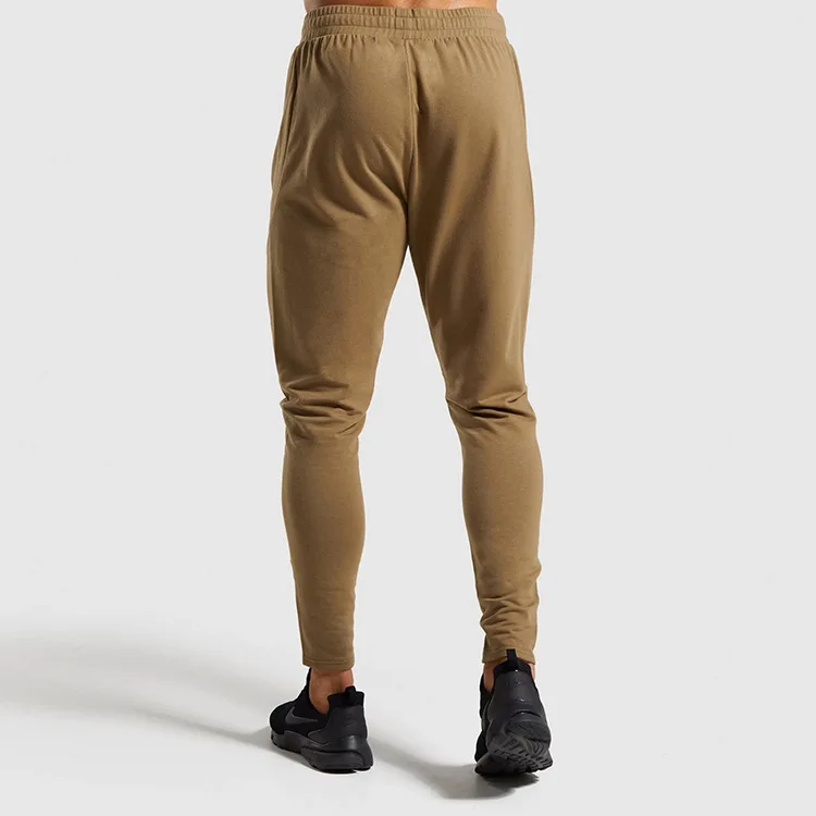 Мужские спортивные штаны для бега фитнеса на молнии с карманами тренировочные
