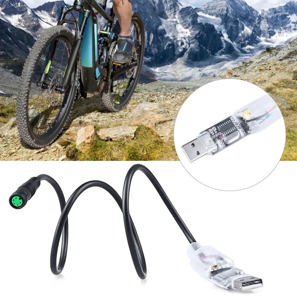 E-bike Program Cable Plastic Mid Motor USB ABS Not Easy To Break Excellent High Strength | Спорт и развлечения