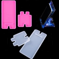 mobile phone holder silicone mould epoxy resin mold for diy resin phone bracket uv epoxy handmade artcraft jewelry tools making