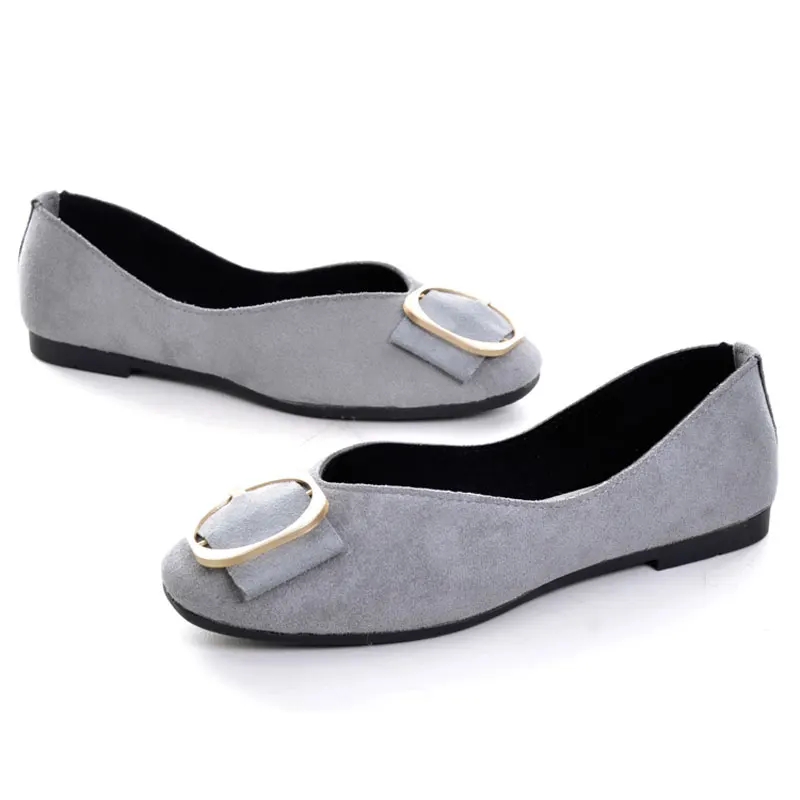 SAILING LU/Элегантные женские балетки на плоской подошве с металлическим украшением