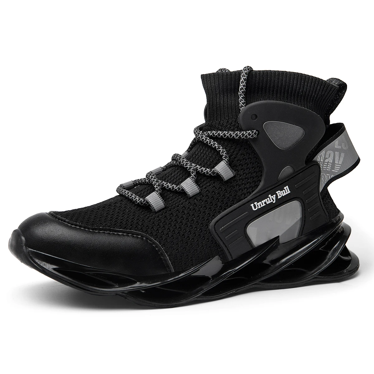 

Blade Running Shoes for Men Breathable Mesh Socks Sneakers Antiskid Damping Outsole Athletic Sport Shoes Training Run zapatillas