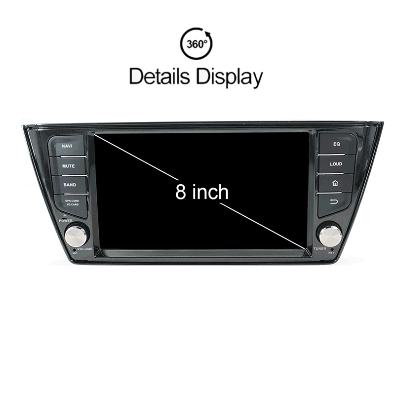 2 Din Android 9,0 ram 4 Гб+ 64 Гб 8 ядерный автомобильный радиоприемник gps Navi для VW Skoda Fabia nj3 мультимедийная лента рекордер стерео