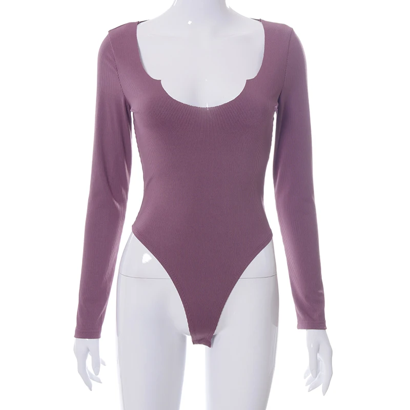 

Cutenova Sexy Party Club Tops For Women Summer 2021 Cross Solid Color V-Neck Slim Soft Bodysuits Female Fashion Streetwears