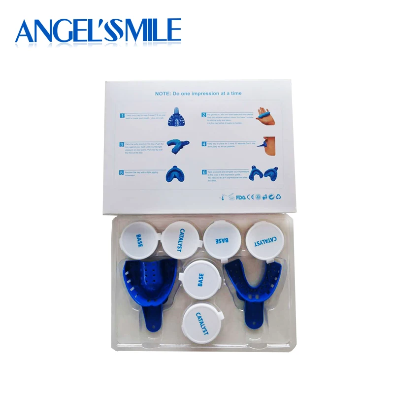 Силиконовые формы Angelsmile набор для зубного оттиска литья зубов 5 шт. Прямая