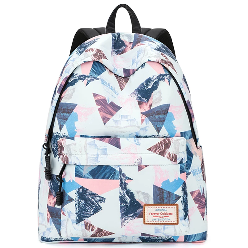 Школьный рюкзак, сумка для подростков, брезентовый Рюкзак для девочек, Женский школьный портфель, элегантный стиль, 14 дюймов, рюкзак для ноу...