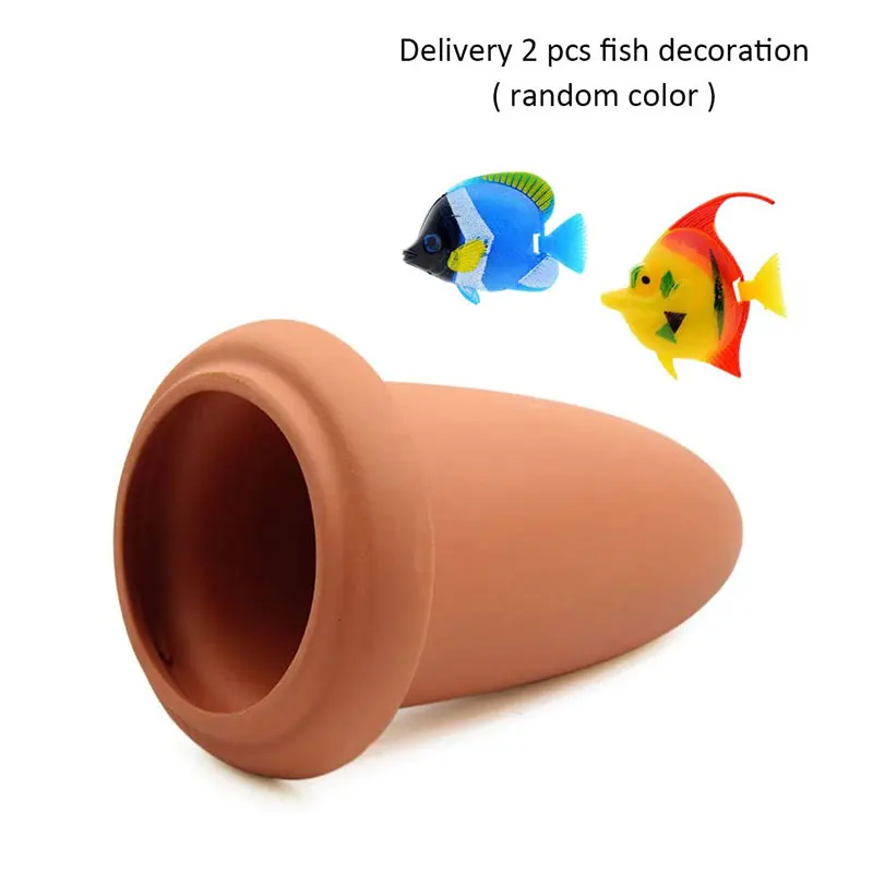 Аквариумные украшения Saim керамический конус для разведения рыбы прикрытие