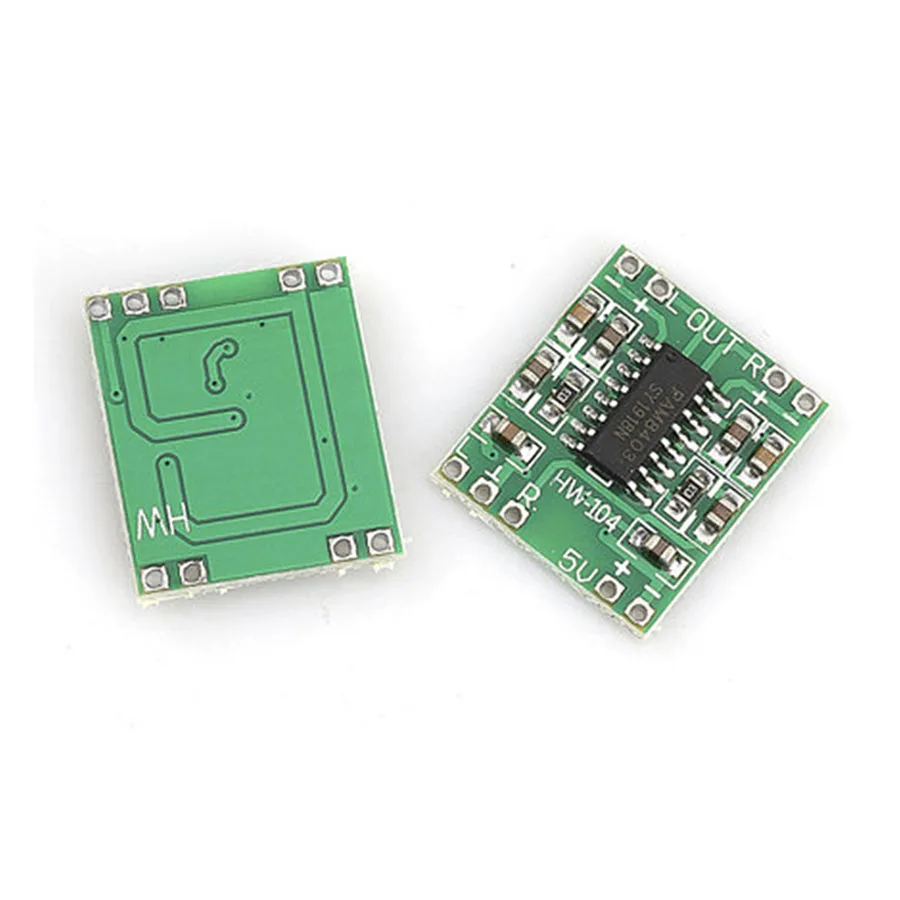 1 шт. 5 в микро-USB цифровой усилитель мощности разъем платы 2*3 Вт класс D пам8403