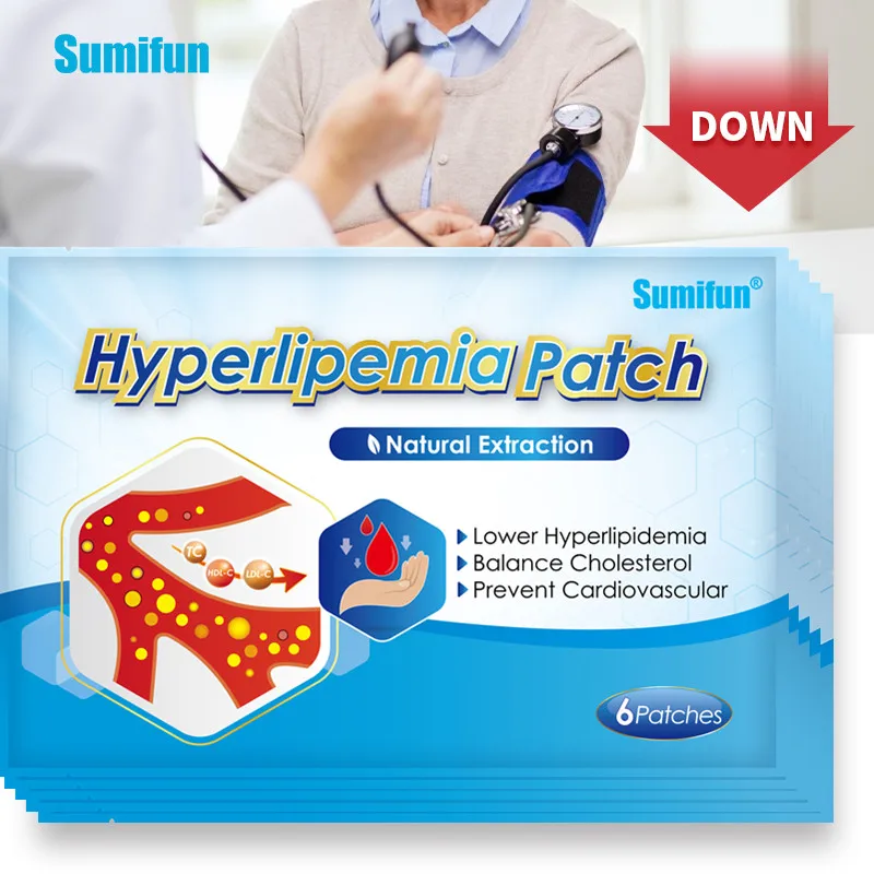 

Sumifun 36Pcs Hypoglycemic Patch Lower Blood Glucose Reduce Hyperlipemia Patch Treat Diabetic High Blood Lipids Patch Burn Fat