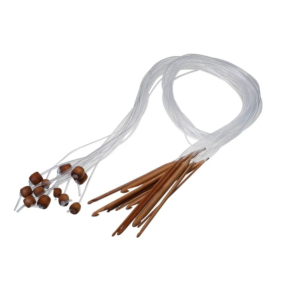 Крючки для вязания крючком из натурального бамбука 130 120 см|Швейные иглы| |