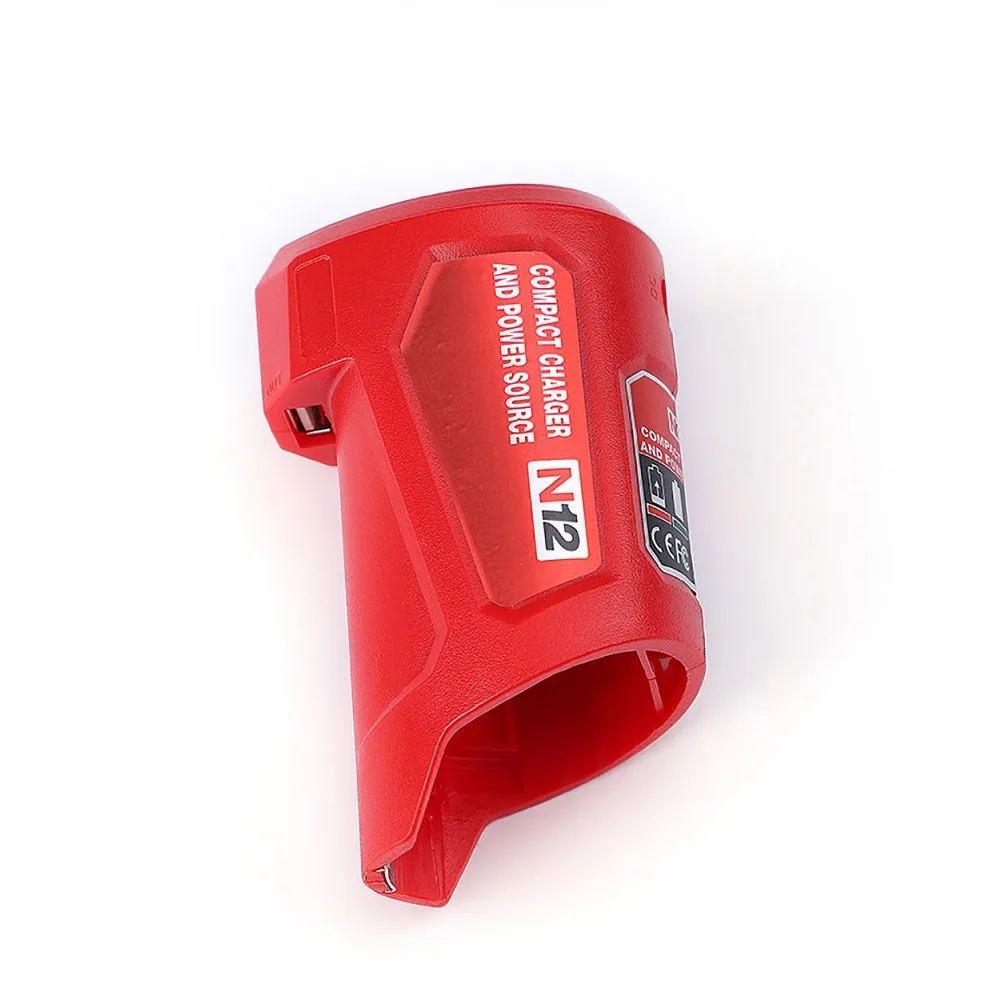 n12 charger converter usb power charging adapter for milwaukee 48 59 1201 m12 li ion battery adapter mobile phone power supply free global shipping