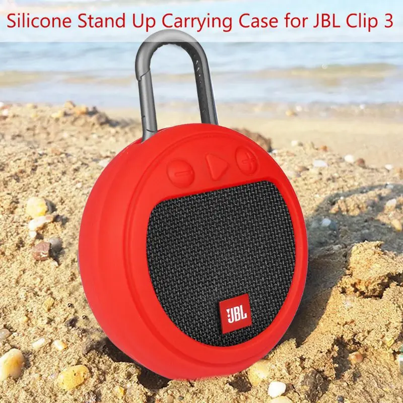 

Soft Silicone Case Protective Cover Shell Skin for J-BL Clip 3 Bluetooth Speaker K92F