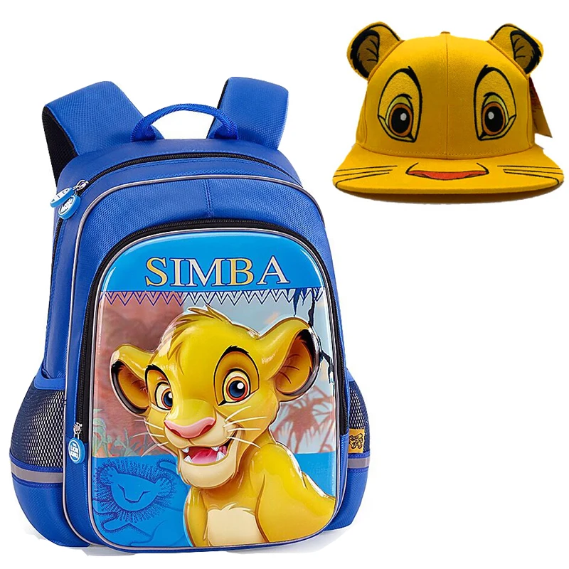 Bag and hat Лев Король Simba мультфильм пакет плюшевый кукольный рюкзак шляпа Детская игрушка мультяшный персонаж Haha сюрприз кошмар до Рождества - Цвет: Bag and hat