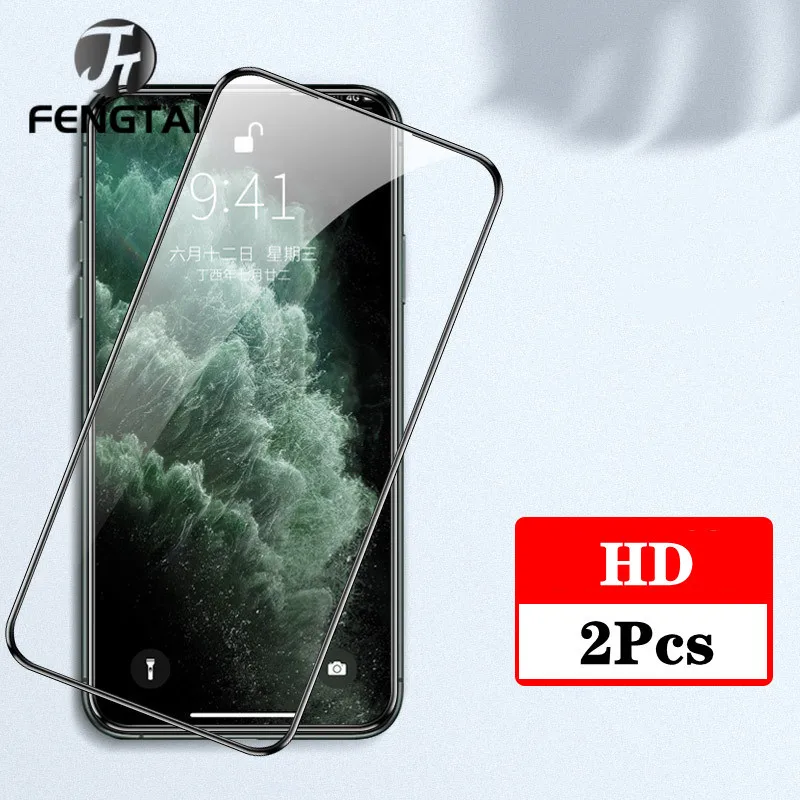 

2 шт. закаленное стекло для IPhone 11 13 Pro Max Mini защита для экрана IPhone SE 2022 Xr X XS Max Защитные пленки для экрана IPhone 11 SE2020