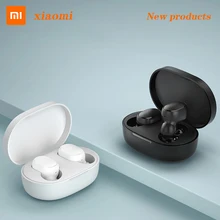 Xiaomi Redmi Airdots 2 White Bluetooth Earphones Airdots2 TWS Mi True Wireless Earbuds Gaming Headsets With Mic Auto Pair