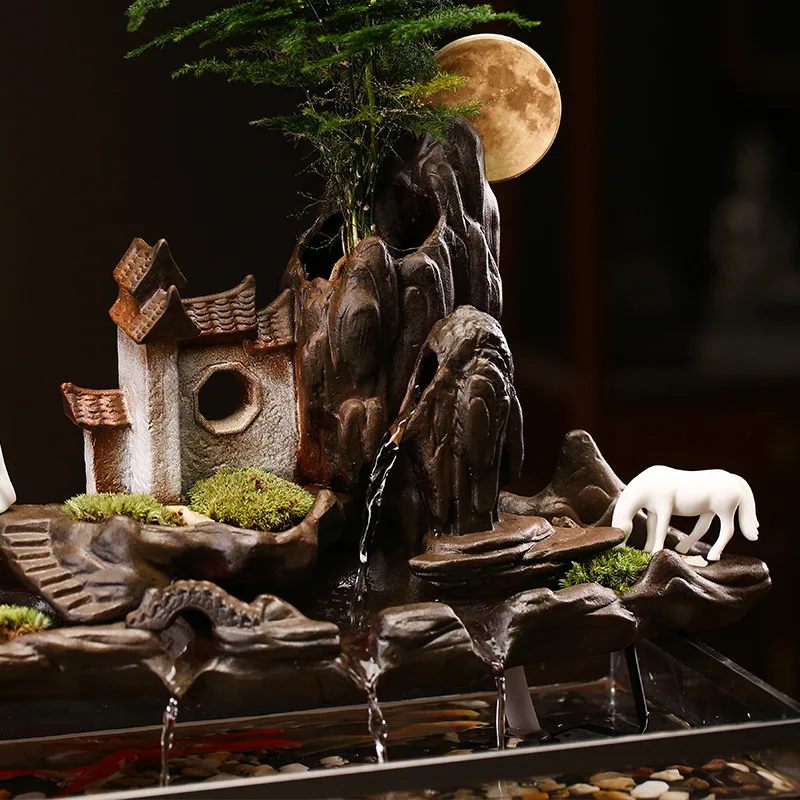 Большая горелка для благовоний фонтан с обратным потоком Современная