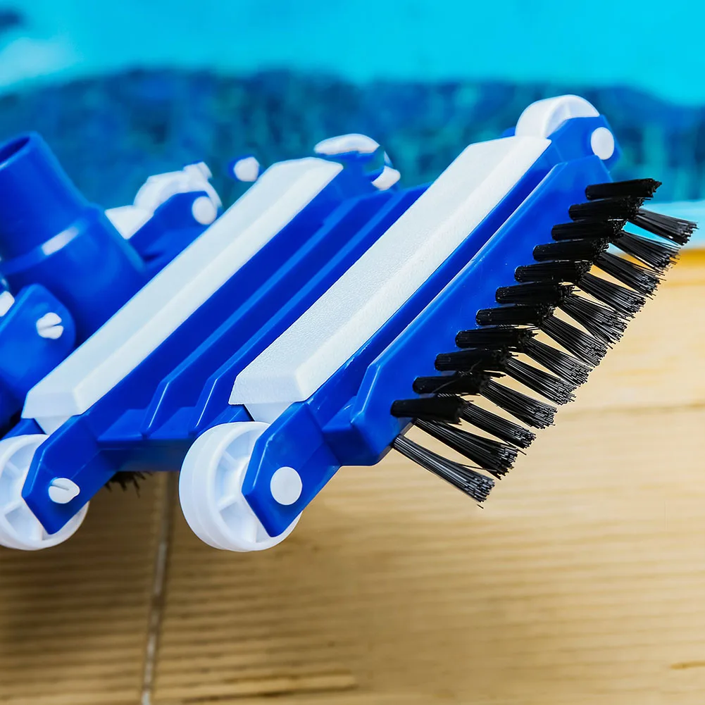 

New Flexible Vacuum Head on Wheels Weighted In-Ground Cleaning Tool for Swimming Pool Drop Shipping