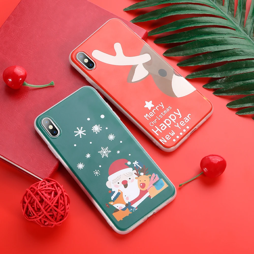 KISSCASE Прозрачный чехол для телефона с рождественским рисунком huawei P20 Lite P30 P20/30 Pro