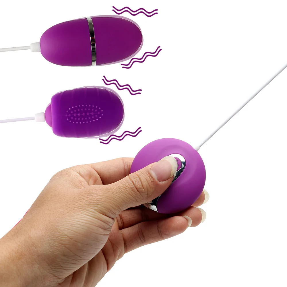 YEMA двойной прыжок Вибраторы в виде яйца для женщин провода клитор вибрирующий